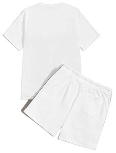 Collection pour hommes 2022 du Bangladesh Logo personnalisé Ensemble d'été deux pièces-T-shirt décontracté à col rond en tricot Édition limitée courte - Product Image 5