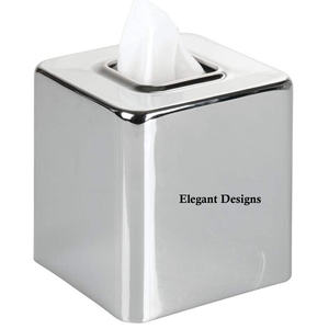 Caja de pañuelos de Metal para hogar y restaurante, la mejor calidad, precio al por mayor asequible, caja de pañuelos decorativa de diseñador creativo - Product Image 2