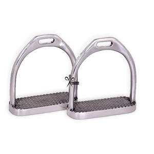 Gran oferta, logotipo personalizado, estribos de Carreras de Caballos occidentales, equipo de seguridad ecuestre de acero inoxidable de alta calidad para montar - Product Image 5