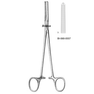 Pinza de Histerectomía Manual de Acero de Alta Calidad BRITTON de 21.5 CM para Cirugía General - Product Image 1