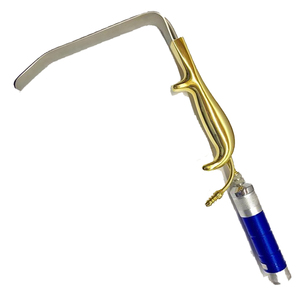 Breast Retractor 90x30mm blade with Teeth, Fiber <b>Optic</b>, Suction and adapter - Product Image 4