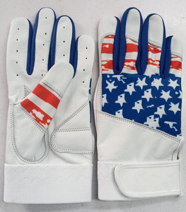 NEW design batting gloves red/ Batting gloves baseball / Batting gloves for adults - Product Image 6
