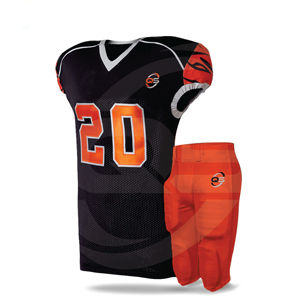 Uniforme de fútbol americano transpirable diseño de talla grande al por mayor - Product Image 2