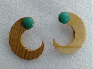 Pendiente de resina con forma de corazón para mujer y niña, diseño casero, joyería de lujo, artículos artesanales, colección - Product Image 4