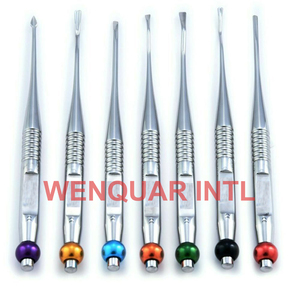 Juego de 7 elevadores de lujo, PDL, puntas de precisión, para uso Dental, quirúrgico, veterinario, CE - Product Image 2