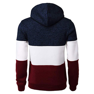 Sudadera con capucha multicolor de moda para hombre OEM Premium, personalizada, 100% algodón/poliéster - Product Image 4