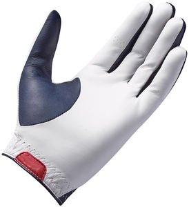 Gants de Golf pour hommes, antidérapants, en cuir, blanc et bleu, interface respirante de haute qualité - Product Image 6