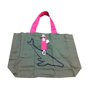Fairtrade Certified Custom <b>Printed</b> Cotton Handled <b>Extra</b> <b>Large</b> Beach Bag Eco-Friendly Summer Vacation Accessory Animal Shopping - Product Image 1
