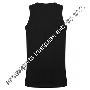 Vente en gros 100% coton sans manches séchage rapide débardeur pour hommes Logo personnalisé impression Fitness Gym sport Stringer Plus Options de taille - Product Image 6