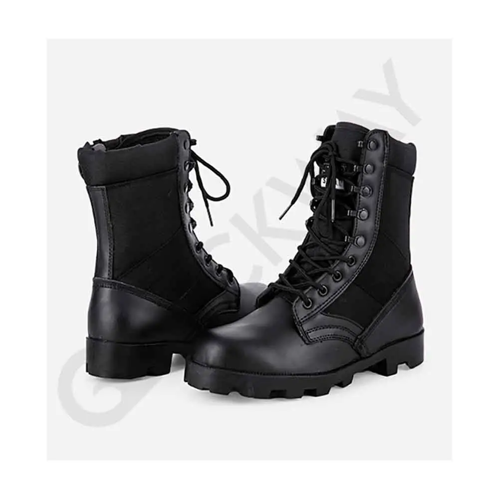 Nouveau Style hommes noir cérémonie Combat bottes de cérémonie chaussures de cérémonie activités de cérémonie tactique en plein air étanche