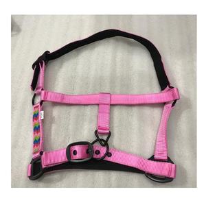 Licol en nylon coloré avec rembourrage doux et motif rayé, pour l'entraînement, taille Full-Cob, option logo personnalisé, accessoires SS, fabrication indienne - Product Image 1