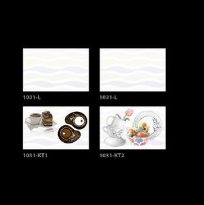 Azulejos de pared de baño de color blanco esmaltado brillante de cerámica 300x450mm - Product Image 6