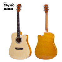 Guitare acoustique électrique Tayste T411 en gros, 41 pouces, avec égaliseur intégré - 7545R