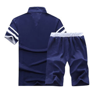 Traje de manga corta personalizado para hombre, ropa deportiva para correr, secado rápido, transpirable, de talla grande - Product Image 2