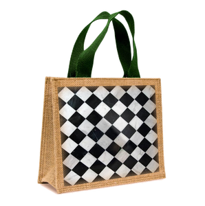 Bolso grande de lona para mujer con estampado fabricado en Kolkata West Bengal India-para ir de compras - Product Image 3