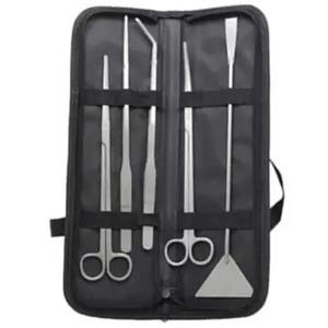 Juego de Herramientas para Acuario de Acero Inoxidable de Alta Calidad, Reutilizable y Duradero, de 4 Piezas, Incluye Tijeras, Pinzas y Pinzas de Precisión - Product Image 3