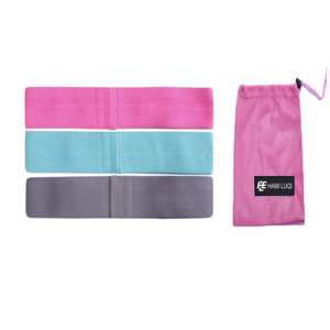 Bandes de résistance en tissu pour exercices de fitness et de yoga, antidérapantes, imprimées sur mesure, vente en gros - Product Image 2