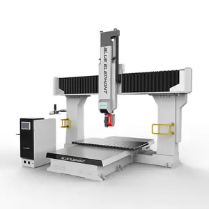 Router Logam 5 Sumbu, Mesin Pengerjaan Kayu Cnc 122X244 dengan Poros Putar