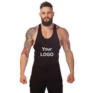 Customizable Men's XL Gym <b>Vest</b> with Tank Sleeve Style Design Your Own Logo and Printing Prices - Product Image 1