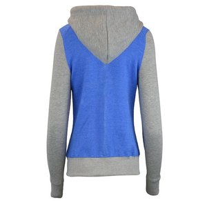Veste à capuche molletonnées pour femmes, de base, fermeture éclair, coupe ajustée - Product Image 3