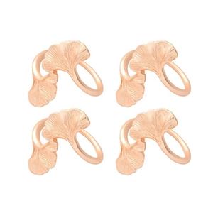 Anneau de serviette en métal de qualité supérieure, or Rose fini à la main, anneau de serviette fantaisie, créateur créatif, vente en gros - Product Image 1