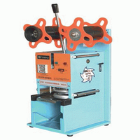 Machine de scellage de gobelet semi-automatique 2021, machine de scellage de gobelet robuste à usage commercial pour vente