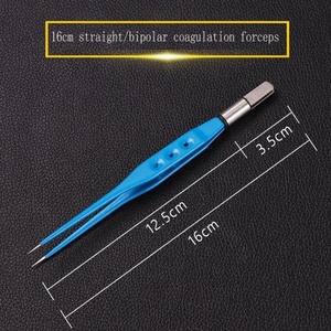 Bipolar Coagulation Tweezers European Standard Ophthalmic Film <b>Plug</b>-in Electrode Tweezers Coagulation Line High Temperature - Product Image 5