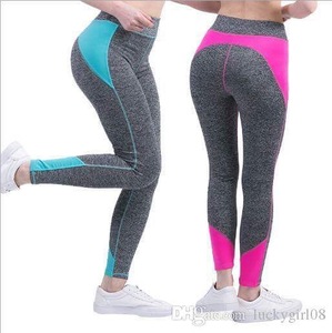 Leggings de gimnasio antibacterianos transpirables de algodón 100% de cintura media para mujer de alta calidad personalizados - Product Image 3
