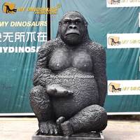 Statues de gorille animatroniques réalistes My Dino XJ220, grande taille
