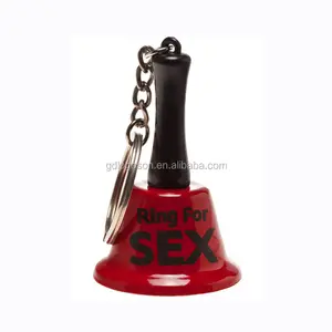 Ring für Sex Bell Schlüssel bund Red Adult Hen Stag Party Spaß Spiel Neuheit Witz Geschenk Dinner Bell