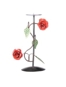 Petit bougeoir en laiton gravé en forme de LOTUS, en forme de feuille, cuivworld, inde/fer - Product Image 3