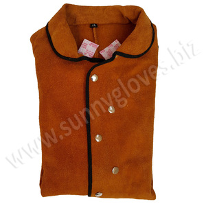 Custom Made Full Sleeve Genuine Cowhide Leather Welding Jacket 2021 - Product Image 5