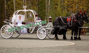 Decoración Para escenario de boda, carruaje VICTORIA, carruaje de caballos de boda - Product Image 2