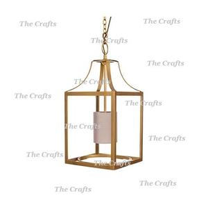 Farol Colgante de Latón y Vidrio, Forma y Tamaño Personalizados, Grabado y Estampado Hechos a Mano para Uso en el Hogar, Hoteles y Bodas - Product Image 2