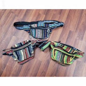 Sac de taille pour Sports de plein air unisexe voyage Hippie sac banane utilitaire avec sangle réglable sac à bandoulière Design personnalisé HLCWB 215 - Product Image 2