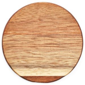 Acacia Wood Cup <b>Placemat</b> Solid <b>Wooden</b> Saucers Coasters Set of 4-6 Small Round coaster <b>Placemats</b> - Product Image 4