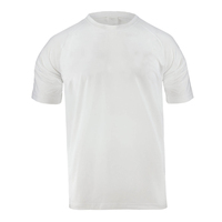 Kaos Pria Lengan Pendek Rajut Kasual & Formal Bordir Poliester/Katun dengan Desain Polos Warna & Logo Kustom