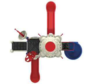 ชุดอวกาศเล่นโครงสร้างโรงเรียนนอกพื้นดินเล่นสไลด์อุปกรณ์สนามเด็กเล่นเด็กของเล่นกลางแจ้ง - Product Image 2