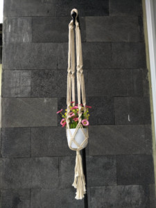 Vente en gros de cintre bohème macramé en coton fait main de meilleure qualité couleur personnalisée écologique taille décoration de jardin à domicile - Product Image 2