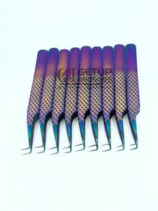 ที่หนีบขนตาปลอมพลาสม่าสีรุ้ง90องศาใหม่อุปกรณ์เสริมความงามติดโลโก้ตามสั่ง - Product Image 5