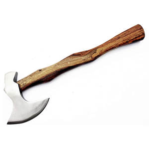 Tête de hache en acier à haute teneur en carbone conçue sur mesure, qualité supérieure, forgée à la main, manche en bois naturel, qualité industrielle, applications extérieures 1 - Product Image 4