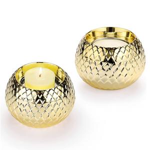 New Arrival Design <b>Candle</b> <b>Set</b> for <b>Candle</b> Light Dinner <b>Candle</b> Stand Table Votive Premium Gold Plated Finishing Votive Holder - Product Image 6