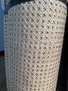 ที่ขายดีที่สุดหวายอ้อย Webbing ม้วนเฟอร์นิเจอร์ตาข่ายธรรมชาติฟอกขาวตารางทอหวาย Webbing 99ข้อมูลทอง - Product Image 6