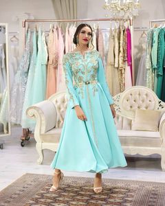 Belle et STUNNING--SHORT-CAFTAN robe élégant embelli en cristal perles de verre pierre travail = 2021 - Product Image 1