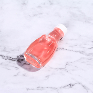 Mini bouteille en <span class=keywords><strong>verre</strong></span> pour vinaigre, petite taille d'échantillon, 50 ml, pour le conditionnement de piments rouges, de sel et de poudre d'ail - Product Image 5