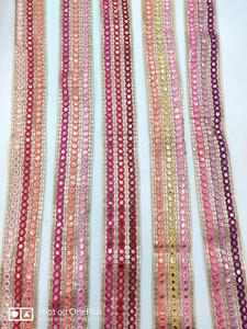 ริบบิ้นและลูกไม้ปักลายดอกไม้หลากสีสันและลวดลาย เหมาะสำหรับร้านขายริบบิ้น - Product Image 2