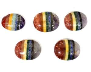 7-chakra naturel agate guérison cristal palmier pierre semi-précieuse pierre précieuse artisanat pour Reiki Feng Shui vente de mascotte spirituelle - Product Image 4