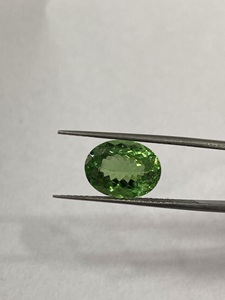 Lupa de grado AAA Limpia Natural Tsavorita Granate Piedra preciosa Color verde - Product Image 6