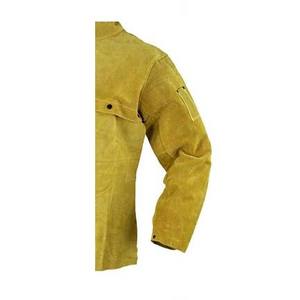 Chaqueta de Soldadura de Cuero de Seguridad Activa, Delantal de Cuero Vacuno Personalizado, Anti-Calor, Resistente al Fuego, Capa de Seguridad para Soldador - Product Image 5