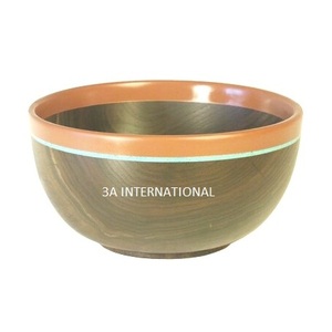 Tazón para Servir Frutos Secos, Ecológico y Personalizado, para Cocina, Hostelería y Catering, Tazón de Madera de Nogal para Servir Alimentos - Product Image 1